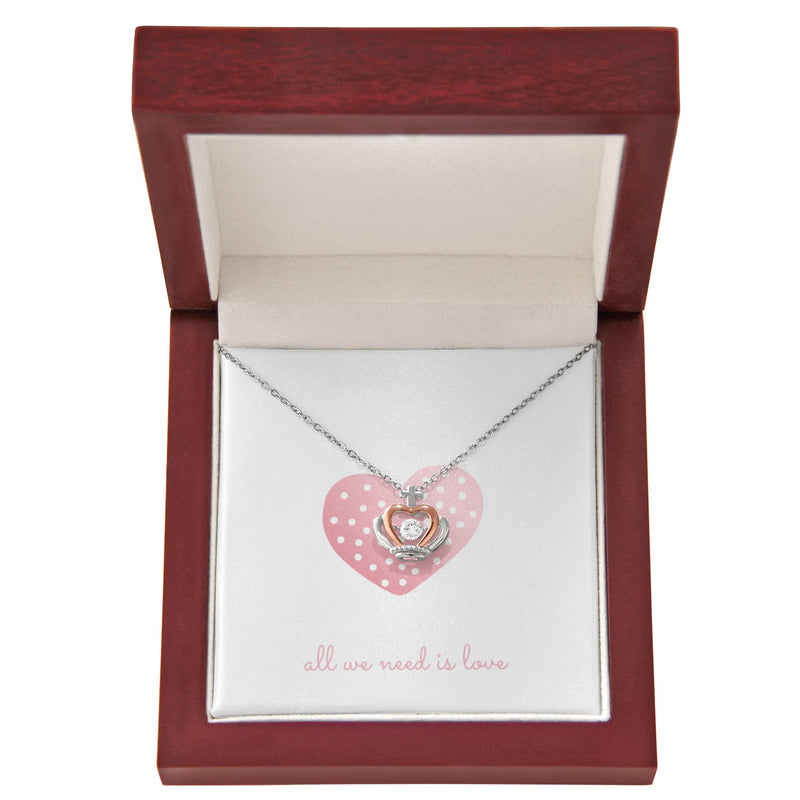 All We Need - Crown Pendant Necklace - The Best Shop 4U