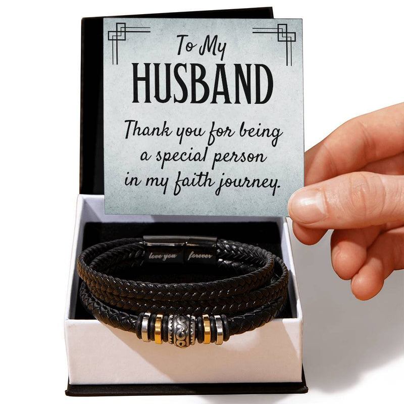 Being Special - Mens Leather Bracelet - The Best Shop 4U