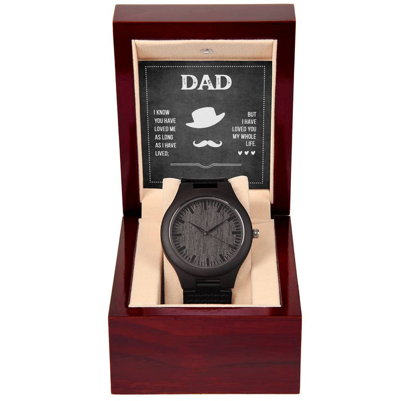 Dad's Love - Wooden Watch - The Best Shop 4U