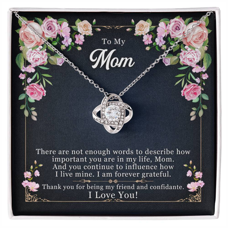 Forever Grateful - Love Knot Necklace - The Best Shop 4U