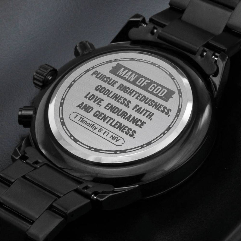Man of God (1 Timothy 6:11) – Men's Watch - The Best Shop 4U