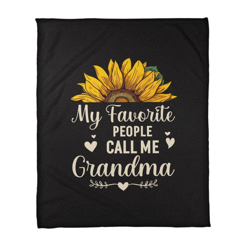 My Favorite People Call Me Grandma – Coral Fleece Blanket - The Best Shop 4U