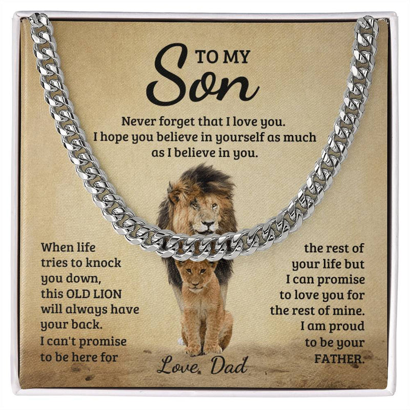 Never Forget - Cuban Link Chain - The Best Shop 4U