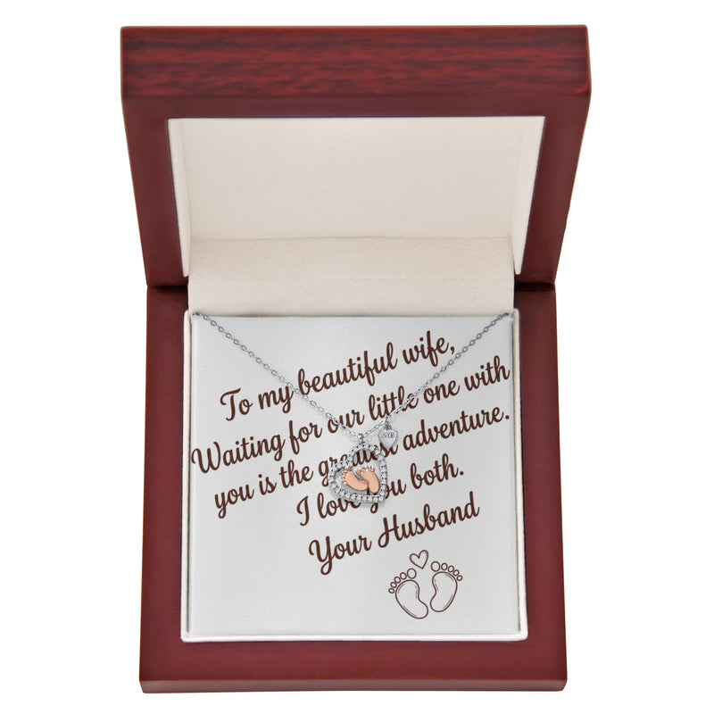 Your Loving Husband - Baby Feet Necklace - The Best Shop 4U