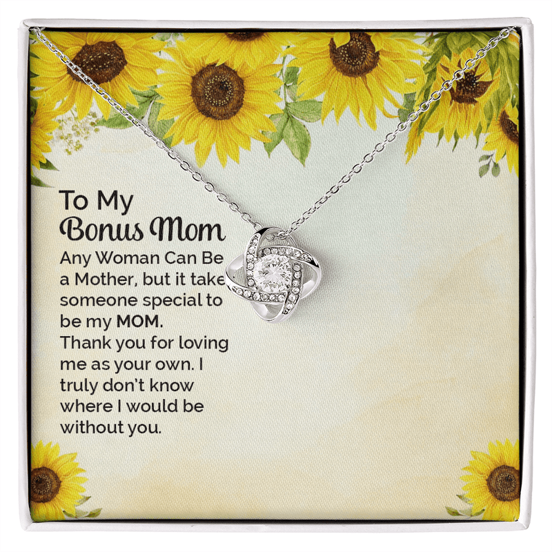To My Bonus Mom - Loving Me As Your Own - Necklace - The Best Shop 4U